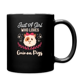 Cochon d'Inde cobaye domestique rongeur - Mug uni - noir - Droite