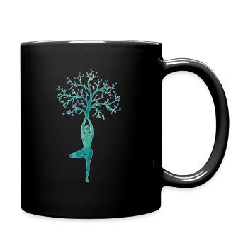 Yoga - Mug uni - noir - Droite