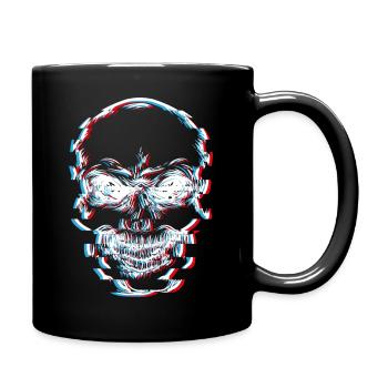 Crâne, crâne, pépin - Mug uni - noir - Droite