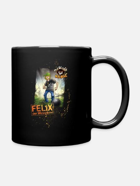 Die Wilden Kerle Felix - Tasse einfarbig - Schwarz