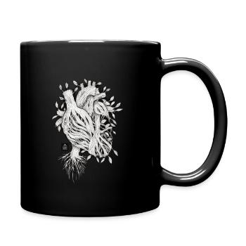 Au cœur des bois - Mug uni - noir - Droite