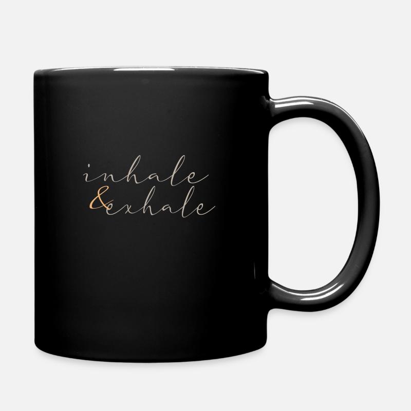 Yoga - Tasse einfarbig - Schwarz
