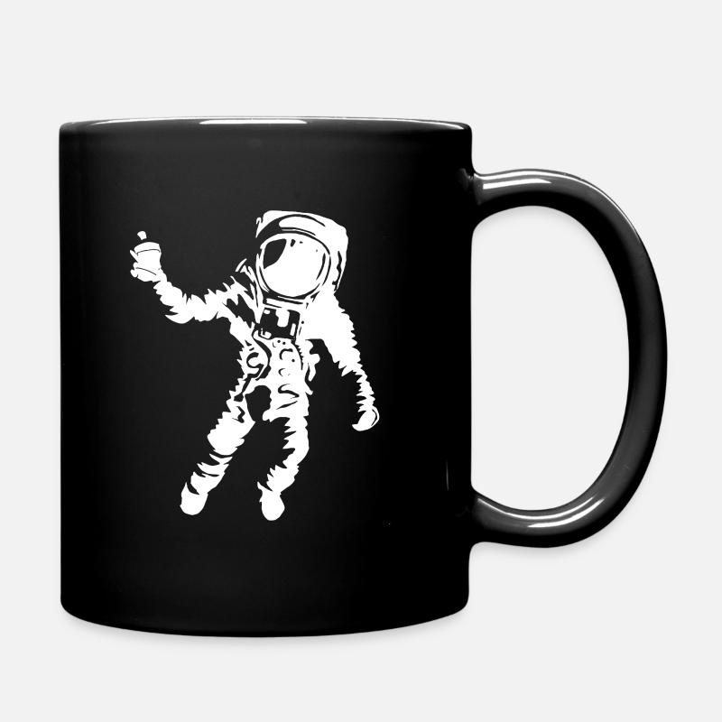 Graffiti Astronaut - Tasse einfarbig - Schwarz