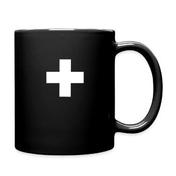 Suisse - Mug uni - noir - Droite