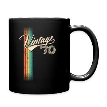 50e anniversaire de moto vintage des années 1970 - Mug uni - noir - Droite