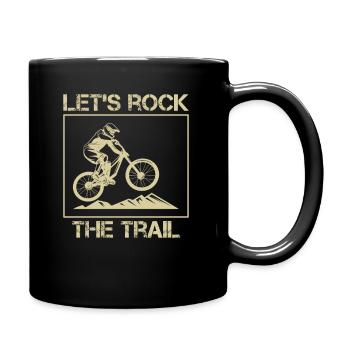 Downhill - Full Colour Mug - black - Right