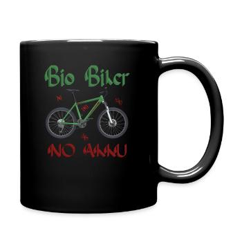 Mountainbike - Tasse einfarbig - Schwarz - Rechts