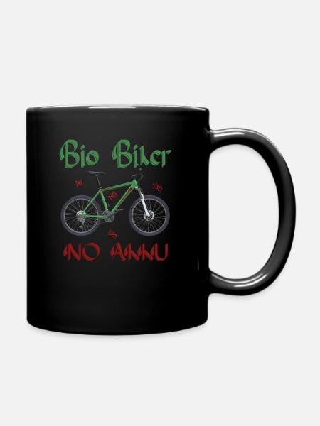 Mountainbike - Tasse einfarbig - Schwarz