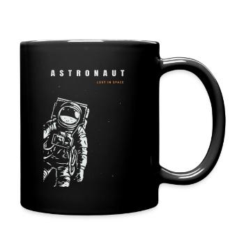 Astronaut Lost in Space - Full Colour Mug - black - Right