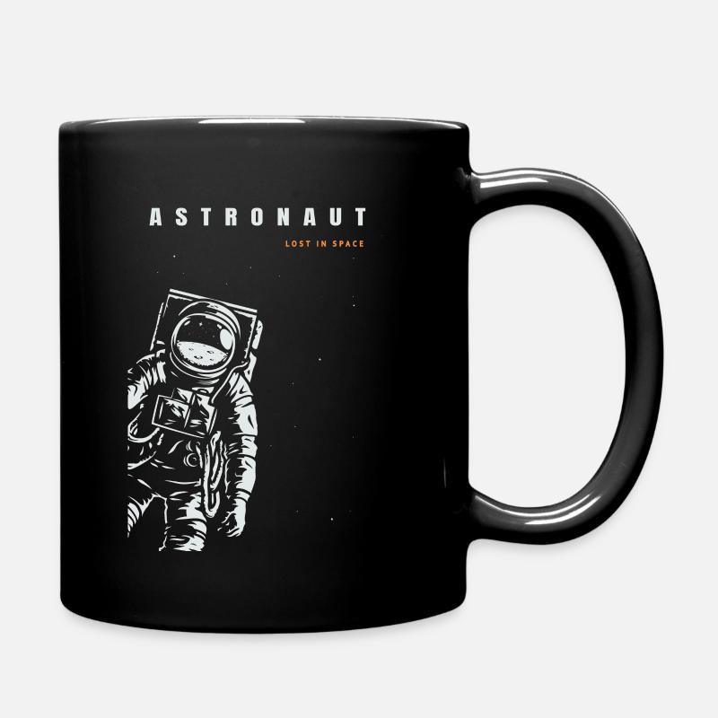 Astronaut Lost in Space - Full Colour Mug - black