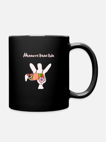 Hannoveraneranerin - Tasse einfarbig - Schwarz