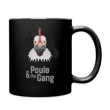 Poule and the gang - Mug uni - noir - Droite