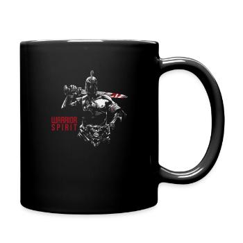 Kriegergeist "Gladiator" - Tasse einfarbig - Schwarz - Rechts