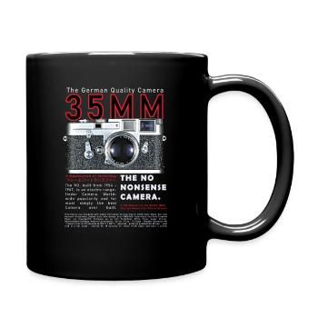 Leica M3 35 MM Vintage Camera - Tasse einfarbig - Schwarz - Rechts