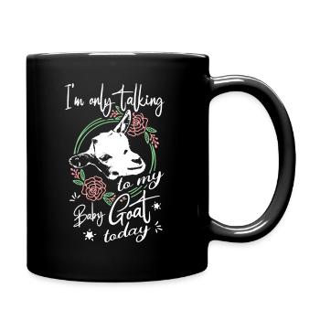 Ferme de chèvres - Mug uni - noir - Droite