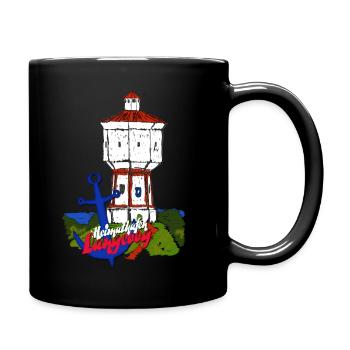 Mon port d’attache à Langeoog - Mug uni - noir - Droite