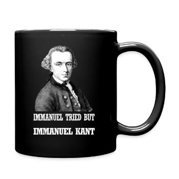 Le philosophe Kant Memes étudie le don de l'intello créatif - Mug uni - noir - Droite