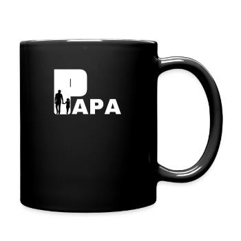 Dad daughter father child family gift dad - Full Colour Mug - black - Right