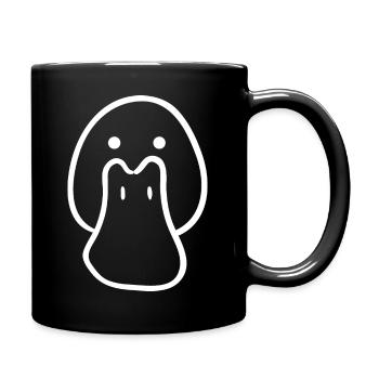 Duck - duck head - Full Colour Mug - black - Right