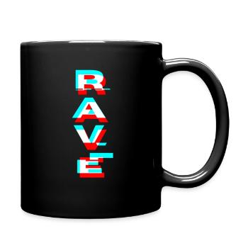 Rave Raver House DJ Techno Music gift - Full Colour Mug - black - Right