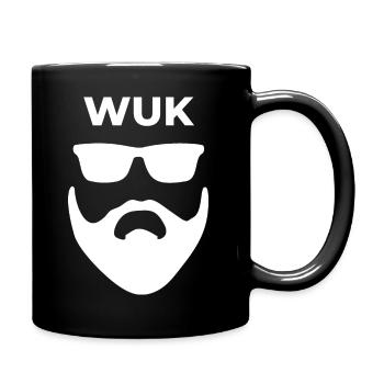 Wuk (weißer Text Westflämisch) - Tasse einfarbig - Schwarz - Rechts
