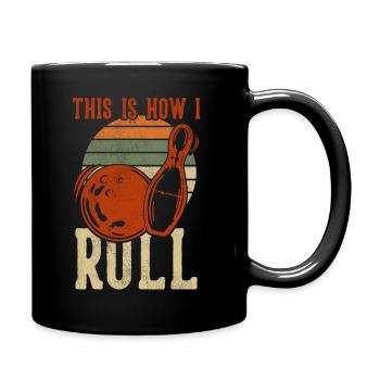 Bowling Bowling Bowls Gift For Bowlers - Full Colour Mug - black - Right