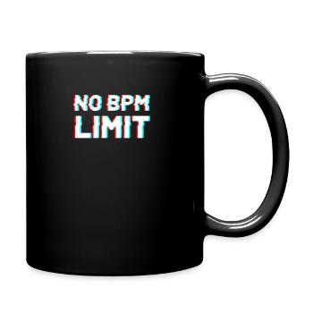 Techno DJ Raver Festival Bass Music Gift - Full Colour Mug - black - Right