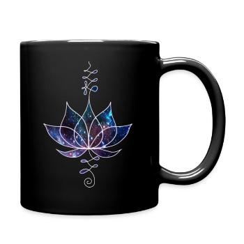 lotus - Full Colour Mug - black - Right