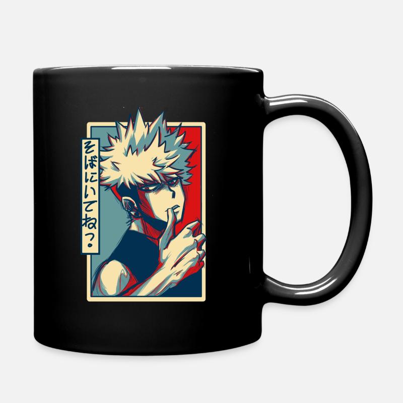 Undercut Bakugou - Tasse einfarbig - Schwarz