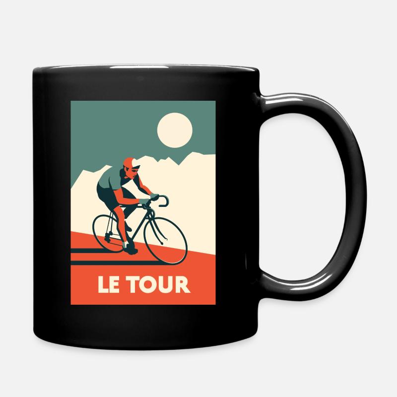 Le tour - vintage - Mug uni - noir