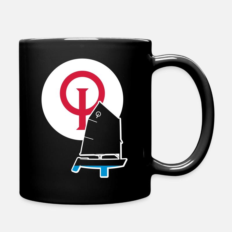 Voilier Optimist - Mug uni - noir