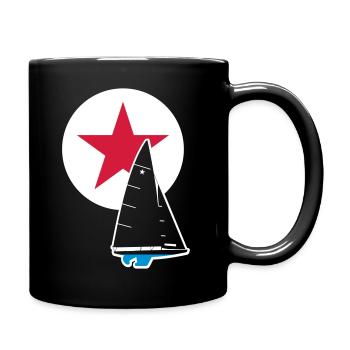 Sailboat Star - Full Colour Mug - black - Right