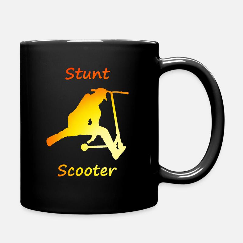 stunt scooter - Full Colour Mug - black