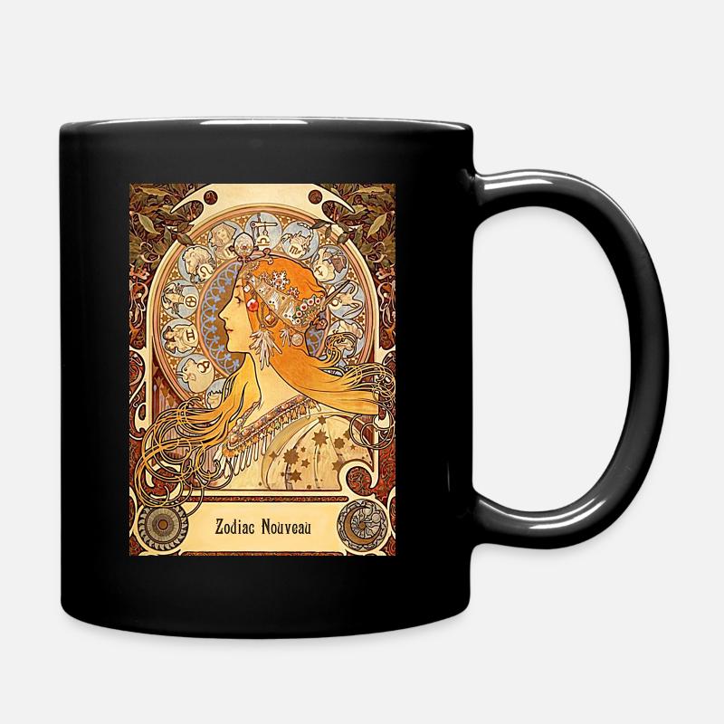 ZodiacNouveau - Tasse einfarbig - Schwarz