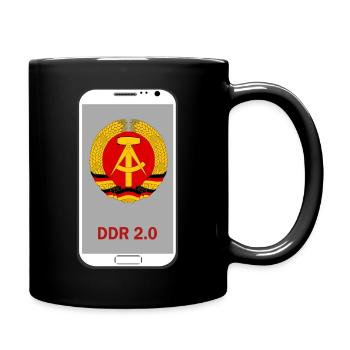 DDR 2.0 - Tasse einfarbig - Schwarz - Rechts