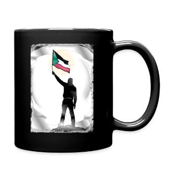 Palestine Flag Lives Matter P9 - Full Colour Mug - black - Right