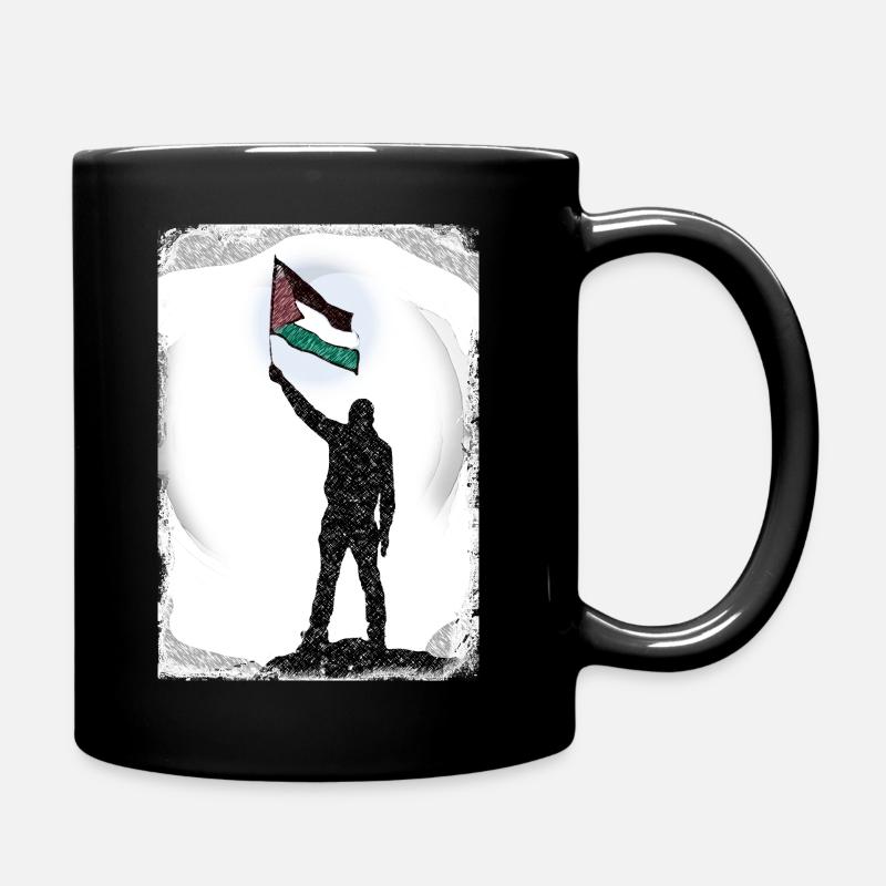 Palestine Drapeau Vies Comptent P11 - Mug uni - noir