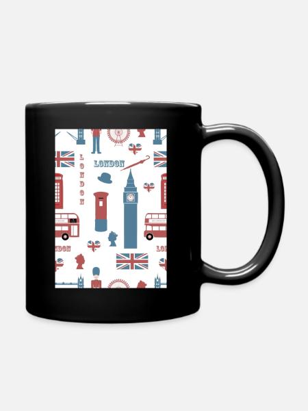 London iconic! - Full Colour Mug - black