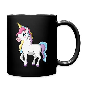 unicorn - Full Colour Mug - black - Right