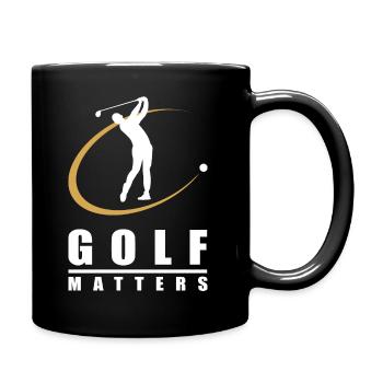 Golf | Golfen | Golfer - Tasse einfarbig - Schwarz - Rechts