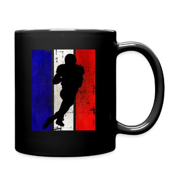 Football américain France Team Sport - Mug uni - noir - Droite