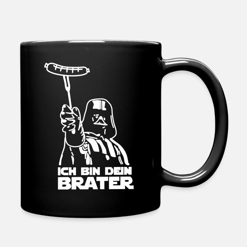 ich bin dein Brater - Tasse einfarbig - Schwarz