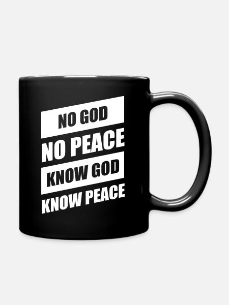 Proverbes chrétiens - Mug uni - noir