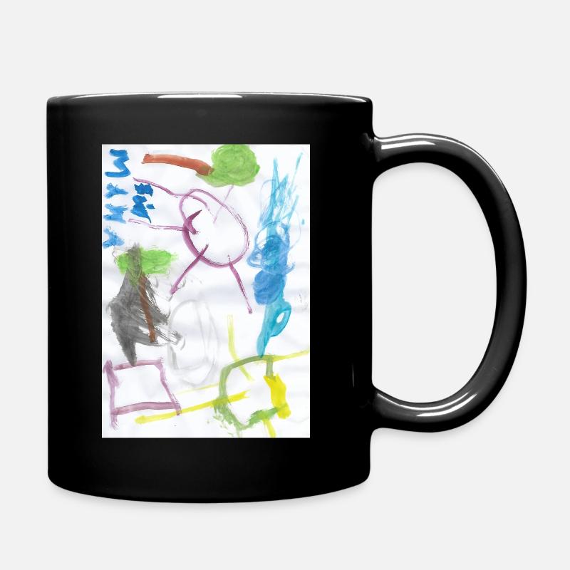Kinderbild SE - Tasse einfarbig - Schwarz