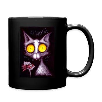 Crawl.... oH Damn! - Full Colour Mug - black - Right