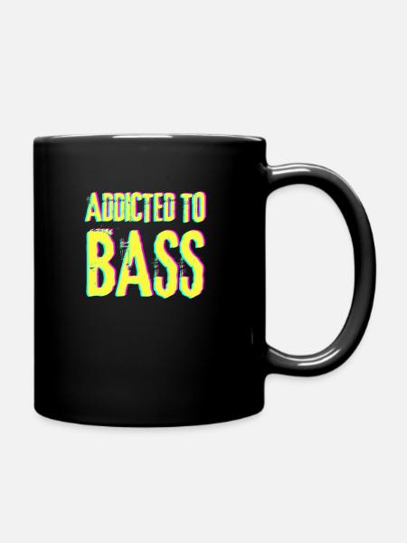 techno rave raver dj festival electro hardstyle - Mug uni - noir