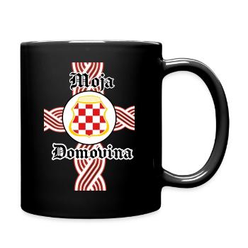 Moja Domovina - Tasse einfarbig - Schwarz - Rechts