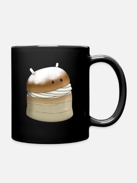 Android / Semla - Full Colour Mug - black