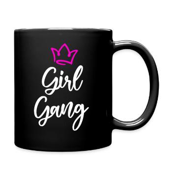 Girl Gang Girlfriend Équipe Féminine - Mug uni - noir - Droite