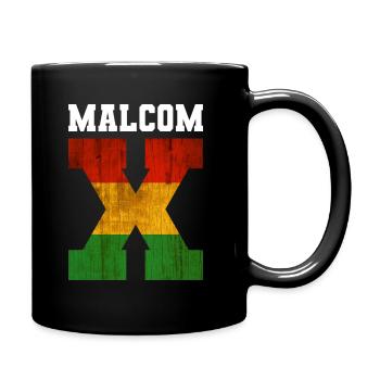 MALCOM X - Tasse einfarbig - Schwarz - Rechts